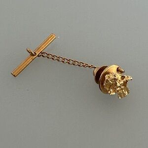 14k real solid Gold Pin Brooch